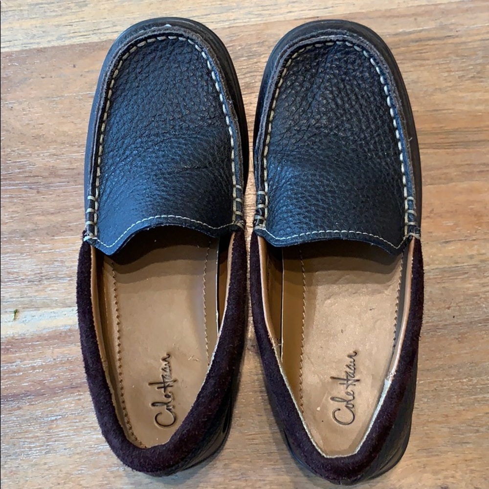 Boys Cole Haan Brown Leather Loafers